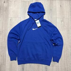 Nike Air Club Space Rare Hoodie Pullover Blue Glow In Dark HQ2635 480  Medium
